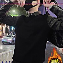 假兩件毛衣男 4色M3XL 秋冬寬鬆上衣 潮流圓領華夫格針織衫 韓版慵懶簡約針織外套 歷史價格詳細信息