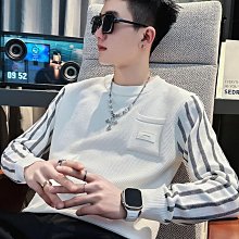 高級感毛衣男 秋冬季潮牌高街小眾打底衫  寬鬆慵懶風針織衫外套-潮男服飾 歷史價格詳細信息