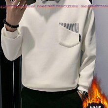 假兩件襯衫領男士衛衣秋冬2023爆款男裝長袖打底衫高級感t恤上衣【zero潮流屋】 歷史價格詳細信息