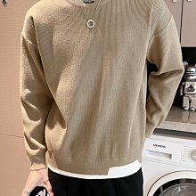 假兩件穿搭高級感外套男士春秋款針織開衫成熟穩重cleanfit毛衣男-zero潮流屋 歷史價格詳細信息