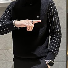 男士約翻領長袖針織衫男 2024秋季商務休閒百搭素色毛衣男M3XL 歷史價格詳細信息