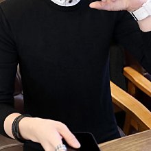 假兩件毛衣男 4色M3XL 秋冬寬鬆上衣 潮流圓領華夫格針織衫 韓版慵懶簡約針織外套 歷史價格詳細信息