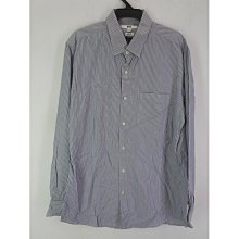 男仕 淺灰色 細直條紋 長袖襯衫 NET men  100%COTTON 15號 歷史價格詳細信息