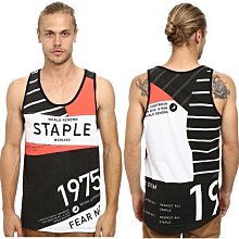 Cover Taiwan 官方直營 STAPLE 鴿子 復古 拼色 撞色 1975 坦克背心 黑白 橘紅 弧形下襬 歷史價格詳細信息