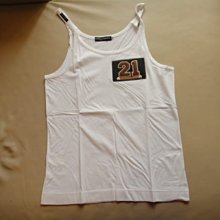 [品味人生]保證正品 Dolce & Gabbana  白底黑邊 背心 size  50 歷史價格詳細信息