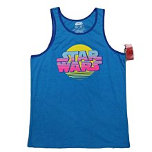 [現貨]星際大戰休閒背心 漫畫黑Star Wars經典LOGO  海攤穿搭 無袖內搭 打球運動生日交換禮物 歷史價格詳細信息