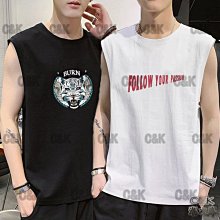 男背心 純棉背心 韓版背心 籃球背心 無袖背心 健身運動背心 削肩背心 夏天必備輕盈柔軟無袖上衣-毛毛男裝 歷史價格詳細信息