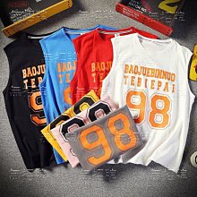 大匯倉『夏季港風純色休閒運動背心男士寬鬆修身百搭坎肩潮流個性無袖t恤』T恤/短袖/襯衫/短T/圓領V領/馬甲/ 歷史價格詳細信息