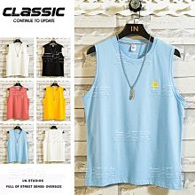 8號衣庫『男士緊身無袖汗背心 夏季運動健身寬肩體恤青年上衣服夏裝潮男裝』男士無袖背心t恤上衣男裝寬鬆打底衫韓版 歷史價格詳細信息