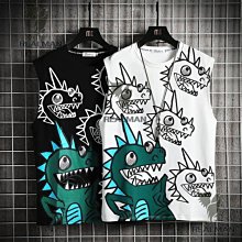 大匯倉【夏季男士休閒條紋無袖運動背心加肥加大碼胖子寬鬆內搭打底衫潮流】可搭t恤/外套/襯衫/拖鞋/背心 歷史價格詳細信息