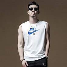 Nike/耐吉無袖背心坦克T恤 夏季新款男生運動寬鬆T恤無袖背心排汗衫籃球訓練服透氣速乾坦克上衣打底衫 素色 素T 歷史價格詳細信息
