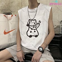 「一格男裝服飾」背心男潮純棉坎肩夏季外穿短袖潮牌運動白色健身籃球冰感無袖t恤XT 歷史價格詳細信息