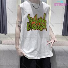 「一格男裝服飾」夏季新款男士背心T恤寬松百搭港風潮牌復古嘻哈街頭無袖上衣XT 歷史價格詳細信息