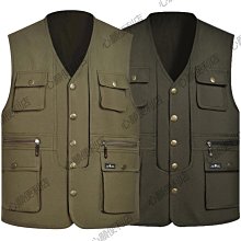 【雙面穿】多口袋馬甲 男秋冬季 加絨大碼 坎肩背心 戶外工裝馬夾外套 歷史價格詳細信息