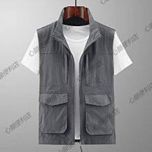 多功能背心 多袋背心 工作背心 戶外背心 23新款馬甲男釣魚網眼多袋背心男戶外休閒登山攝影無袖外套男 jn-毛毛男裝 歷史價格詳細信息