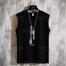 V領寬肩背心 運動背心 夏季韓版寬鬆吊嘎無袖坎肩背心 素色背心 男女可穿 大尺碼 男生背心（AZE02）-潮流e線 歷史價格詳細信息