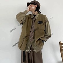 下殺-日系基礎水洗牛仔長袖襯衫男士復古休閑簡約青年文藝寬松純棉襯衣 歷史價格詳細信息
