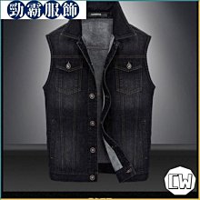 牛仔馬夾韓版馬甲男牛仔背心無袖牛仔外套男士牛仔馬甲韓版緊身休閒上衣無袖背心馬夾衣服百搭潮流男裝-勁霸服飾 歷史價格詳細信息