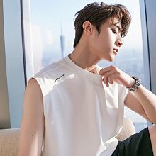 潮人 無袖t恤 男夏季薄款男生潮流無袖 運動男裝上衣 男士籃球馬甲背心男-潮流e線 歷史價格詳細信息