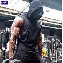 【超酷】連帽背心男籃球潮牌夏季個性健身學生潮流無袖衛衣T卹帶帽坎肩男-勁霸服飾 歷史價格詳細信息