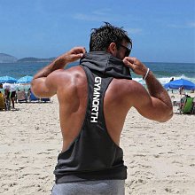 【潮人衣櫃】男士運動背心 房運動背心男 大開叉無袖性感背心 戶外運動無袖動漫T恤 歷史價格詳細信息
