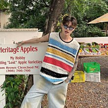 鏤空針織馬甲女 針織背心 辣妹設計感外穿背心 無袖罩衫 長版背心 無袖上衣 女裝 衣服-靚莎優選 歷史價格詳細信息