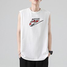 運動背心男 無袖速乾純棉背心吸溼排汗健身背心大尺碼背心男生背心汗衫 寬鬆休閒運動砍袖跨欄背心夏 圓領背心潮牌健身服  滿599免運 歷史價格詳細信息