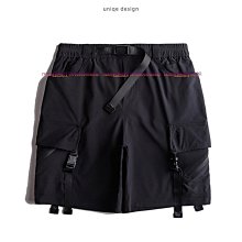 美式潮牌機能風多口袋工裝短褲男夏季薄寬松直筒運動闊腿五分褲子-心願便利店 歷史價格詳細信息