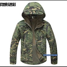 TAD鯊魚皮指揮官軟殼衝鋒衣戰術立領軍迷外套男防水防風戰術外套-港仔男裝 歷史價格詳細信息