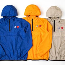????Miki小舖 日本 川久保玲 CDG PLAY K-WAY 愛心 收納風衣外套 風衣 Leon Half-Zip 價格比較,價格查詢,歷史價格詳細信息