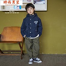 兒童外套男春秋新款中大童單衣雙層男童中長款風衣休閒帥氣上衣潮-时尚男装 歷史價格詳細信息