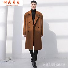 毛呢大衣 韓版雙排釦英倫風外套 風衣 2色【TJW8302】 現貨＋預購 歷史價格詳細信息
