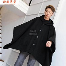 寬鬆大學T 連帽T恤 韓版暗黑斗篷披肩 寬鬆中長款 單排扣大衣 風衣 連帽斗篷大衣 男暗黑系披肩披風嘻哈-时尚男装 價格比較,價格查詢,歷史價格詳細信息