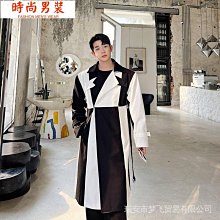 男生風衣   外套男生  黑色風衣 型男外套  薄款大衣   風衣外套男   中長款大衣     韓版大衣   日-時尚男裝 歷史價格詳細信息