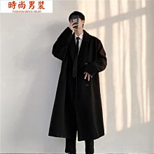 男生風衣   外套男生  黑色風衣 型男外套  薄款大衣   風衣外套男   中長款大衣     韓版大衣   日-時尚男裝 歷史價格詳細信息