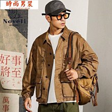 國潮防風夾克男女潮牌春秋美式高街休閑寬松連帽復古沖鋒依外tao女 歷史價格詳細信息