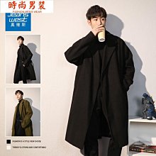 時尚百搭毛呢大衣 男士風衣寬鬆舒適潮流休閒男士外套潮A0922 秋冬季男士外套新款韓版寬鬆潮流帥氣風衣男學生中長款-时尚男装 歷史價格詳細信息
