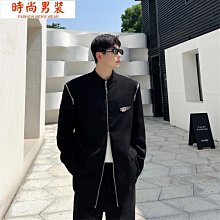 秋季高級感西裝外套男痞帥韓版潮流修身單西商務休閑垂感小西服男西裝外套 西裝外套男-時尚男裝 歷史價格詳細信息