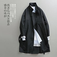 限時中長外套男 小眾設計感鯊魚夾克男長款青少年情侶外套學生潮流日系ins風衣女 風衣外套 冬天外套 毛呢外-時尚男裝 歷史價格詳細信息