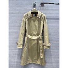 現貨 外套 風衣 棉衣 巴寶利B家女士vintage裁片棉質嘎巴甸Trench風衣外套bbrbur商務休閒英倫防水時-誠 歷史價格詳細信息