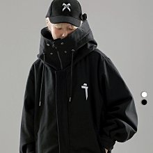 外套女國潮機能風巫師帽夾克男女厭世喪系高街情侶寬鬆拉鍊衝鋒衣-潮男服飾 歷史價格詳細信息