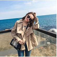 韩國chic风翻领條纹寬鬆中長款短袖襯衫連衣裙女复古慵懒中長裙子 歷史價格詳細信息