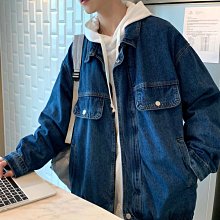 熱銷 牛仔外套港風夾克男士潮牌男裝棒球服牛仔服韓版潮流寬松休閑夾克風衣外套 可開發票 歷史價格詳細信息