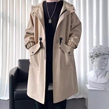 2023春秋風衣男長款修身新款外套感大衣男士DR1981 歷史價格詳細信息