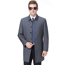 男裝西裝外套防風外套夾克2023春秋季薄款中長款風衣男中年商務休閑男士外套爸爸上衣服 歷史價格詳細信息