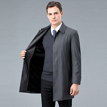 男裝西裝外套防風外套夾克2023春秋季薄款中長款風衣男中年商務休閑男士外套爸爸上衣服 歷史價格詳細信息