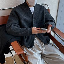 韓版雙排釦風衣外套暗黑設計感男裝2023年秋裝個性拼色單排扣夾克毛邊小眾外套寬松工裝外套 歷史價格詳細信息