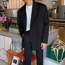 韓版雙排釦風衣外套暗黑設計感男裝2023年秋裝個性拼色單排扣夾克毛邊小眾外套寬松工裝外套 歷史價格詳細信息