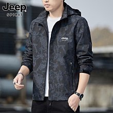 外套男 男士外套Jeep吉普夾克男士冬季戶外抓絨休閑上衣服雙面絨加厚保暖外套男裝-潮男服飾 歷史價格詳細信息