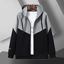 春秋男士運動休閑外套胖子寬松戶外大碼立領上衣肥佬薄款開衫衛衣 歷史價格詳細信息